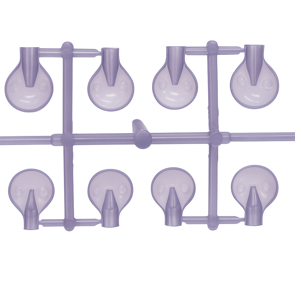 Customizable plastic spoon accessories for kitchen and household use